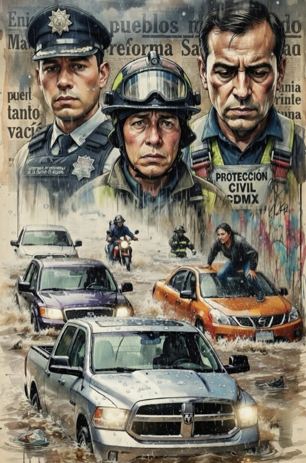 Cascadas en el cielo de concreto y fuentes negras en las coladeras: la CDMX, un escándalo que ya no admite más prórrogas