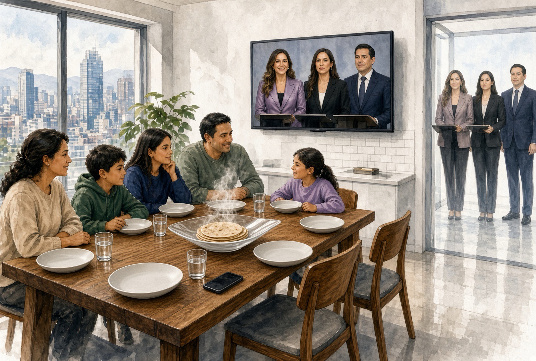 La oposición que no se sienta a la mesa